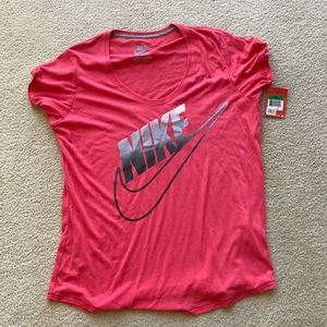Pink Nike Loose Fit top